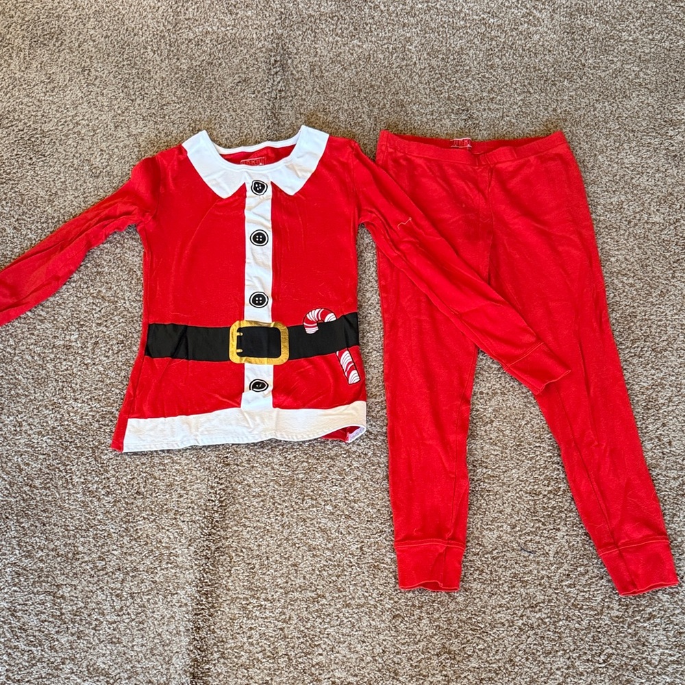 Wondershop Red Santa Pajama Set